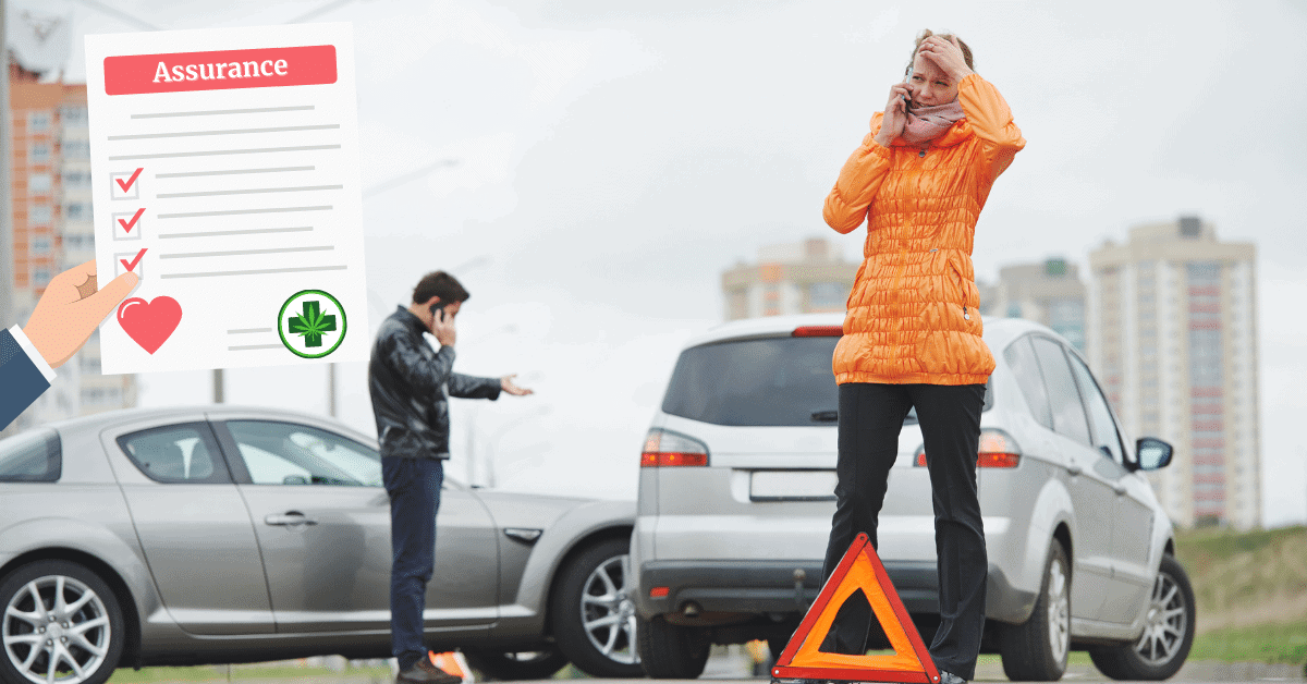 couverture d'assurance cannabis médical après un accident de voiture