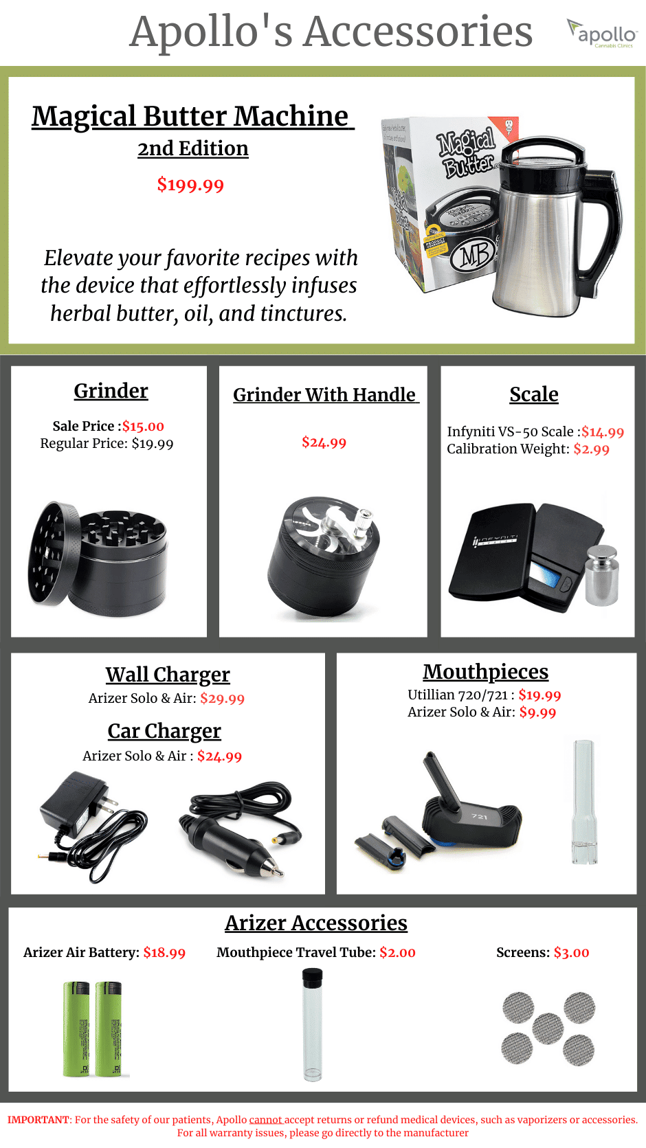 Accessories vape Sheet